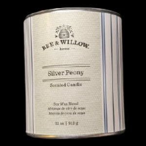 Bee & Willow 11 oz Soy Candle - Silver Peony